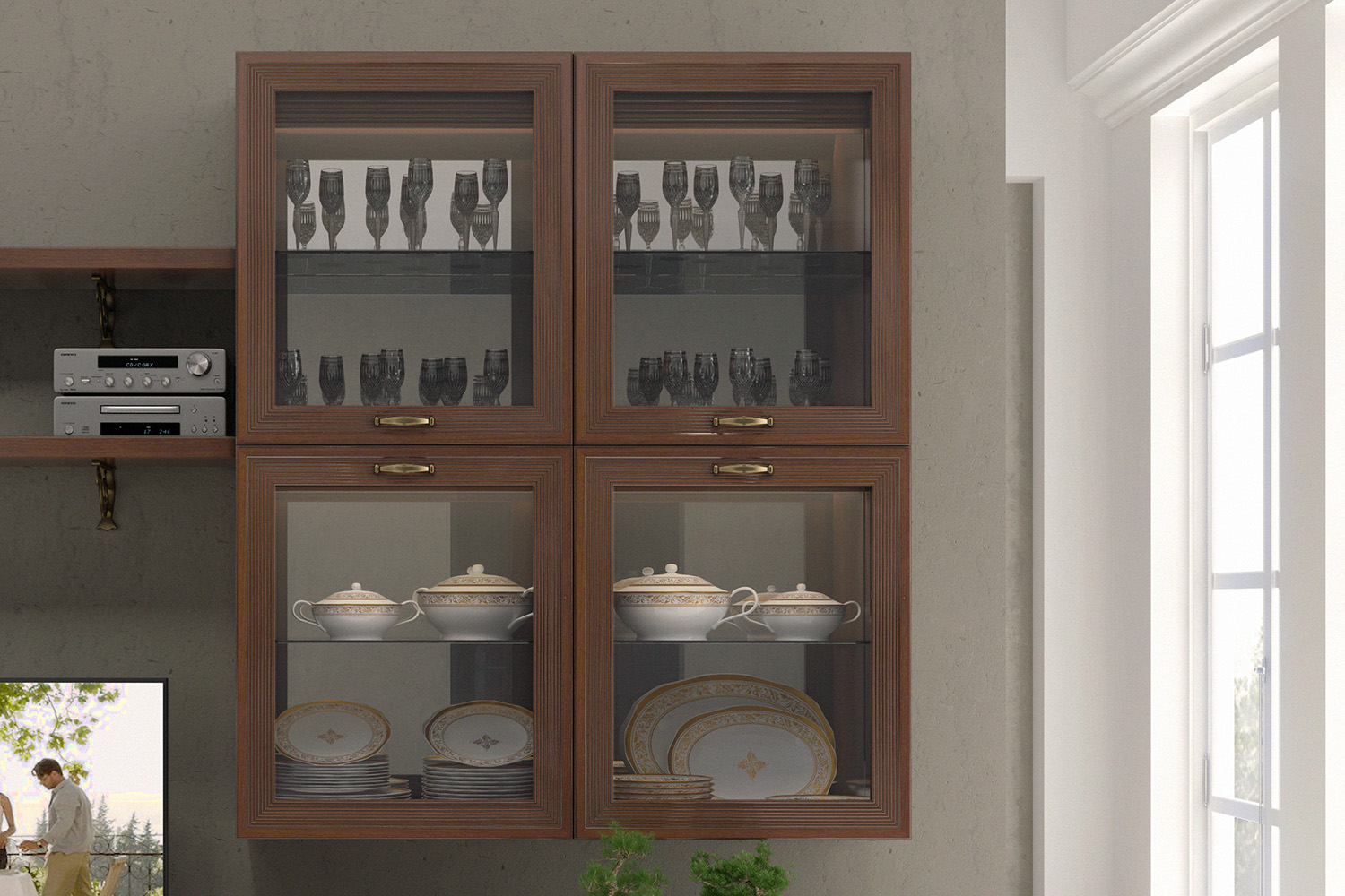 Навесные шкафчики - изображение №4 "Навесной шкаф Адажио"  на www.Angstrem-mebel.ru