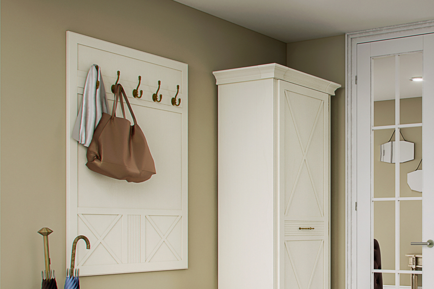 Вешалки - изображение №4 "Панель с крючками Кантри"  на www.Angstrem-mebel.ru